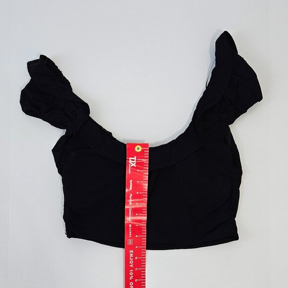 ZARA Ruffle Crop Top - Picture 7 of 8